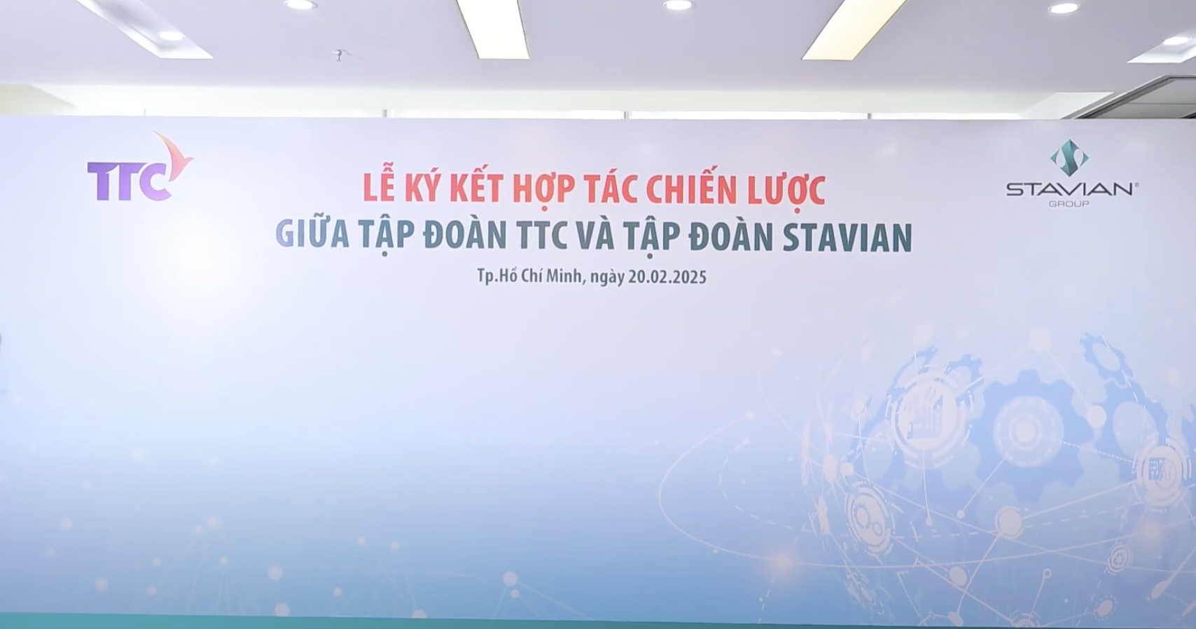TTC and Stavian strategic cooperation signing ceremony