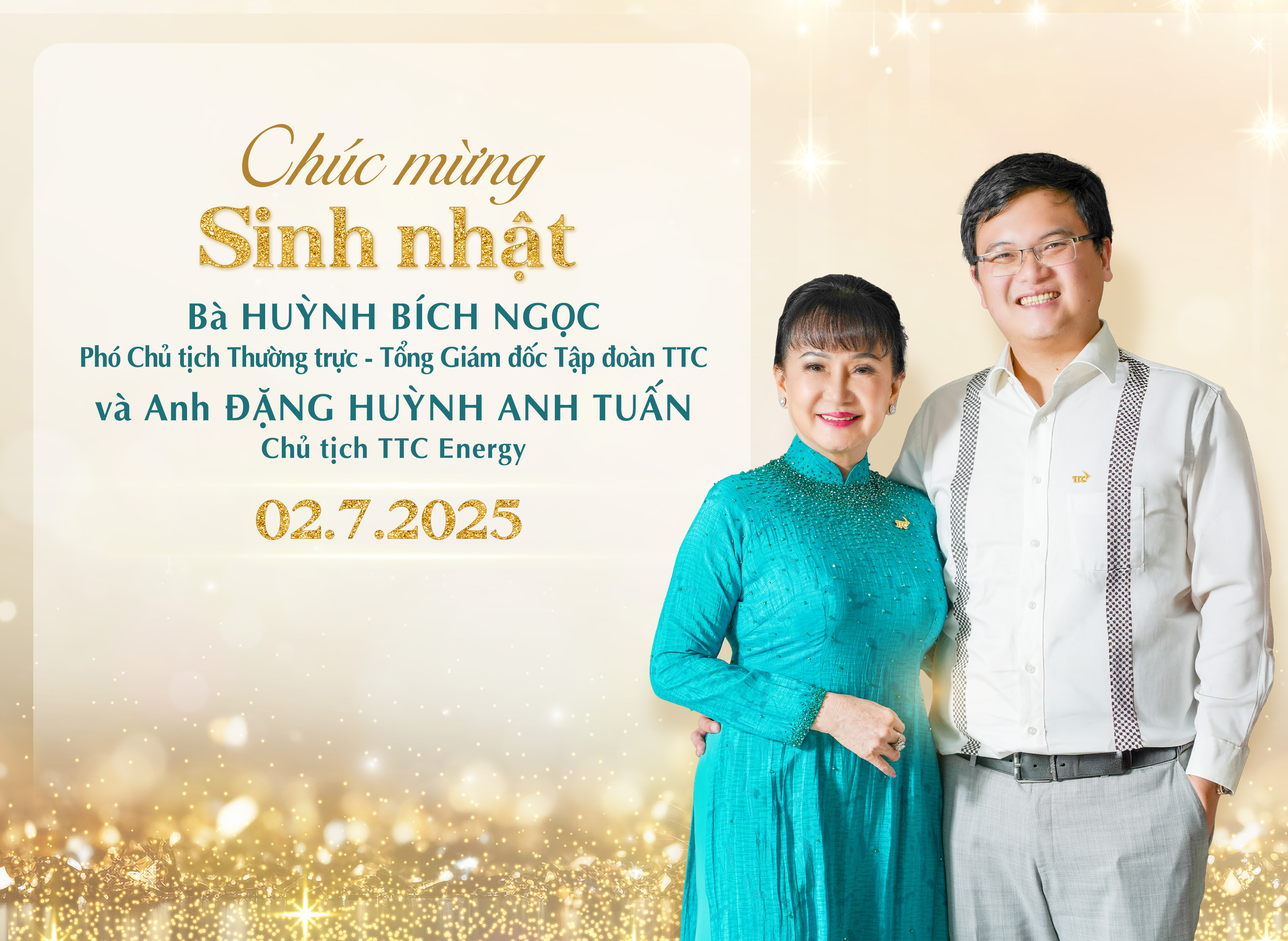 🎬 Thước phim như một món quà ý nghĩa thay lời CHÚC MỪNG SINH NHẬT đến: Bà Huỳnh Bích Ngọc - Phó Chủ tịch Thường trực, Tổng Giám đốc Tập đoàn TTC Và