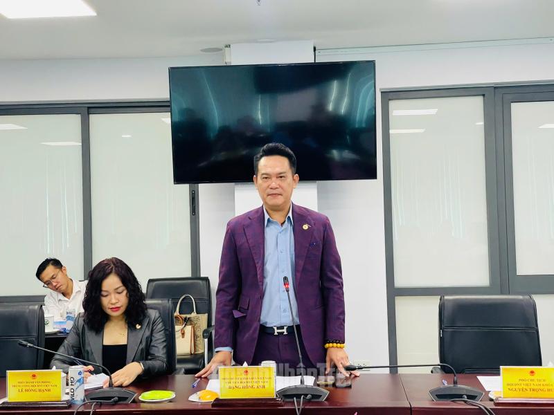 Hội Doanh nhân trẻ Việt Nam làm việc với UBND tỉnh Vĩnh Long