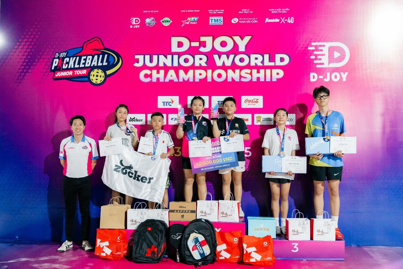 The D-Joy Junior World Championship makes history in Asia with the world's largest scholarship fund.