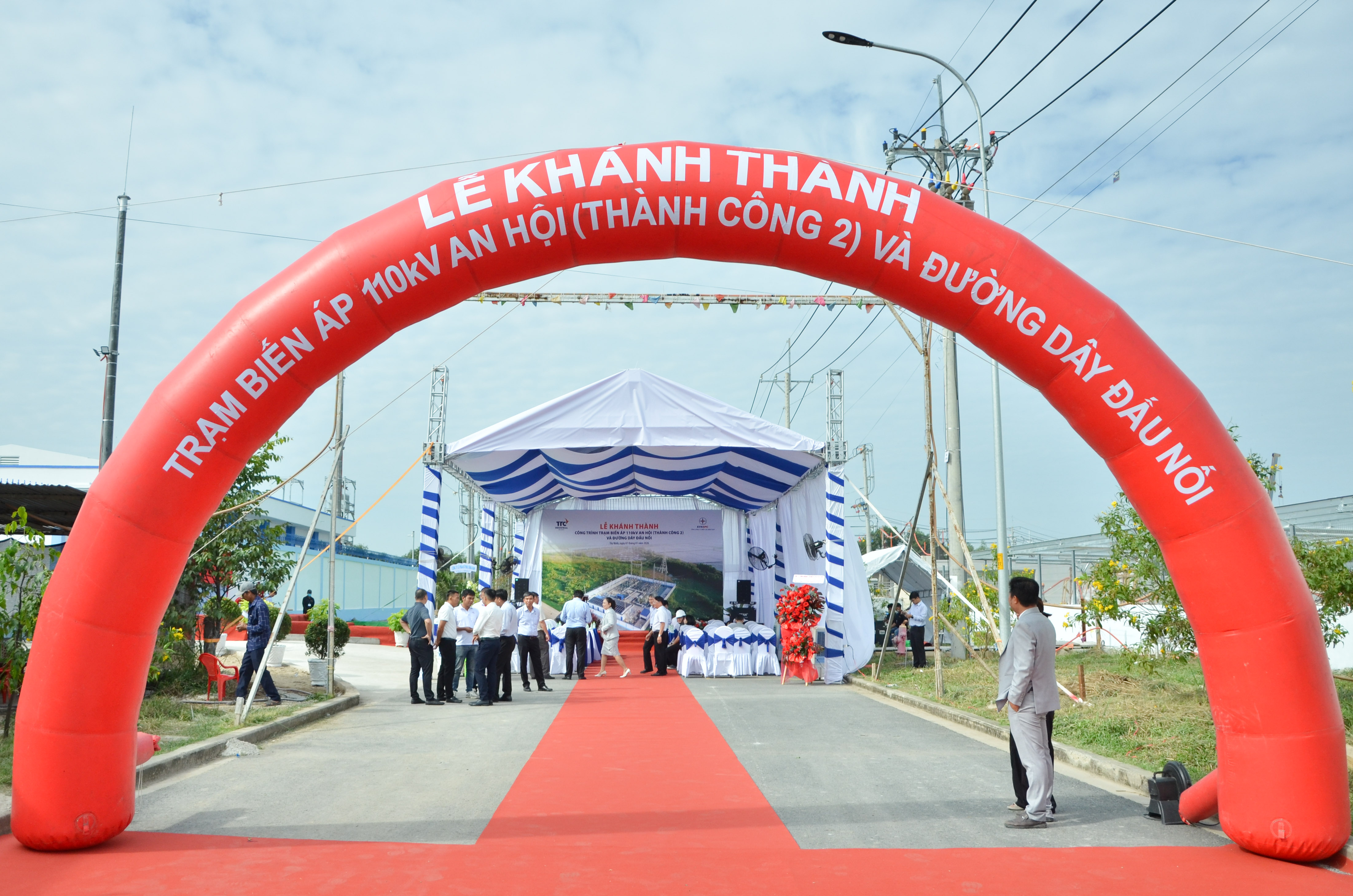 Trạm biến áp 110kV An Hội chính thức vận hành, tăng cường năng lực cấp điện cho KCN Thành Thành Công