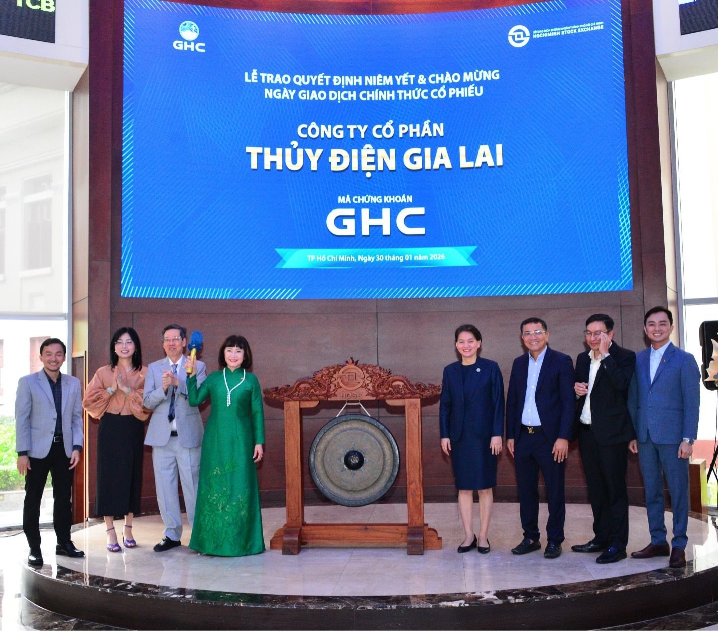 Công ty CP Thuỷ điện Gia Lai chính thức niêm yết trên HOSE