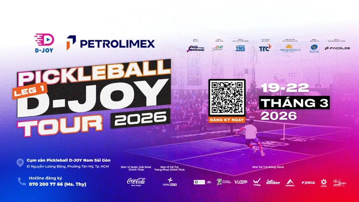 Pickleball D-Joy Tour 2026: Góp phần phát triển thể thao Việt Nam