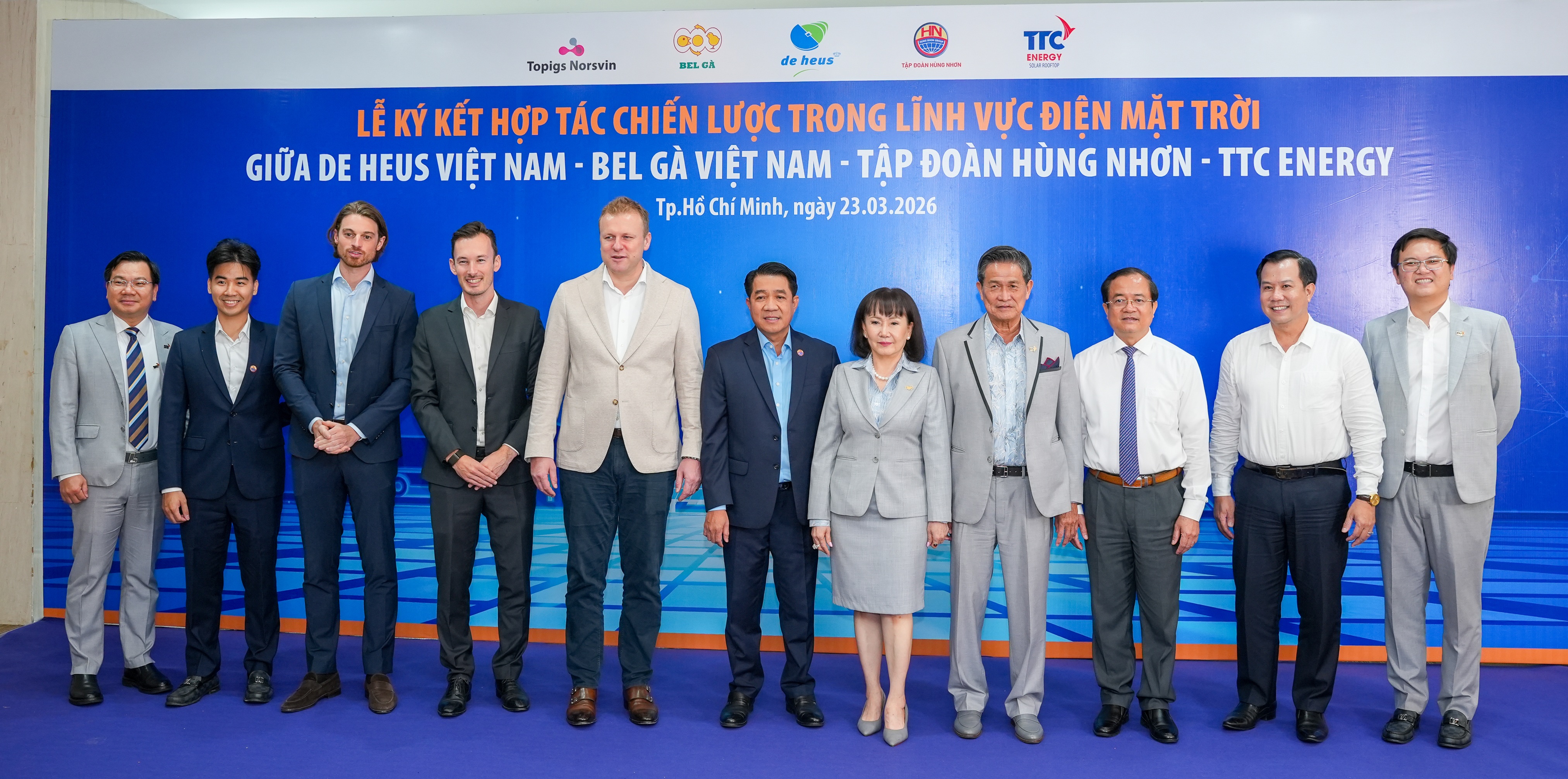 Hùng Nhơn - De Heus - Bel Gà - TTC Energy: Bắt tay phát triển điện mặt trời