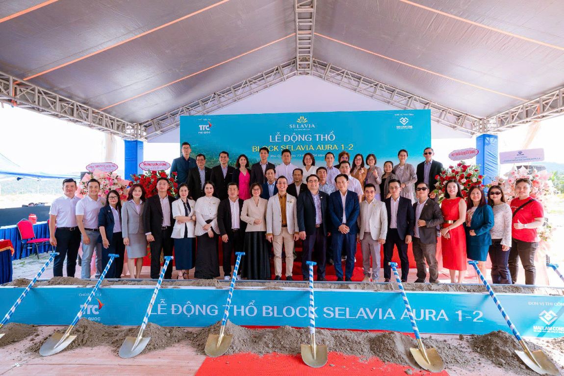 Lễ động thổ Block Selavia Aura 1-2 tại Dự án Selavia Phú Quốc