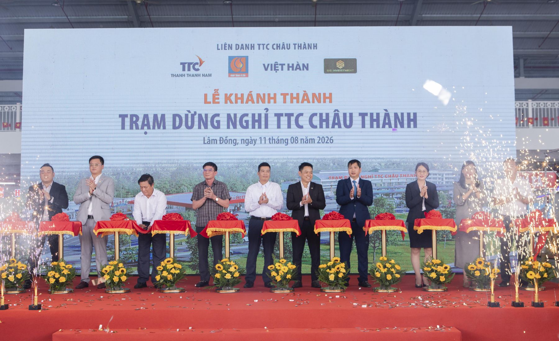 Khánh thành trạm dừng nghỉ TTC Châu Thành trên cao tốc Vĩnh Hảo - Phan Thiết