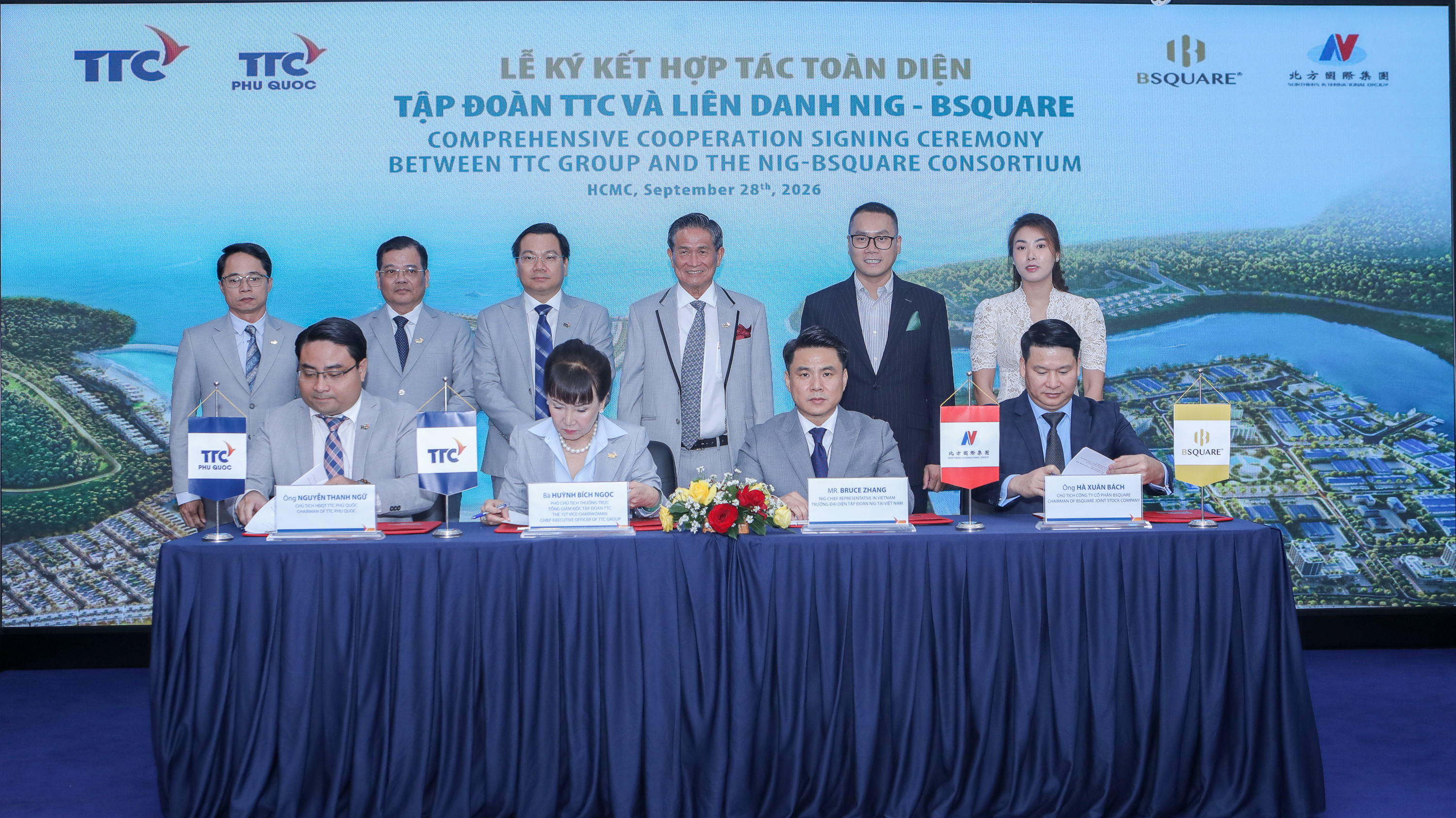 Tập đoàn TTC hợp tác với NIG - Bsquare triển khai các dự án trọng điểm