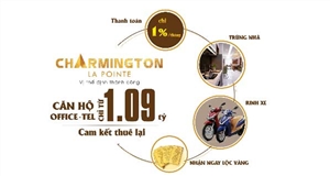 Cơ hội trúng căn hộ khi sở hữu Office-tel Charmington La Pointe