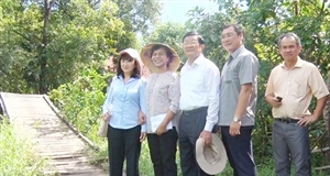 Nguyên Chủ tịch nước - Trương Tấn Sang vận động hơn 3,2 tỉ đồng xây dựng cầu giao thông nông thôn