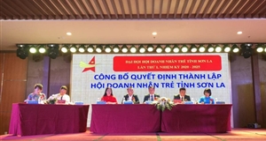 Đại hội thành lập Hội Doanh nhân trẻ tỉnh Sơn La