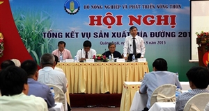 Hội nghị tổng kết vụ sản xuất mía đường toàn quốc 2014- 2015