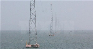 Xây đường dây 110kV vượt biển dài nhất Việt Nam tại Kiên Giang