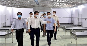 Phó thủ tướng Vũ Đức Đam kiểm tra công tác phòng, chống dịch COVID-19 tại Tây Ninh