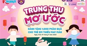 'Trung thu mơ ước' tặng quà cho 1000 trẻ em