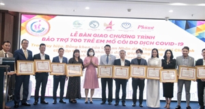 Hội Doanh nhân trẻ Việt Nam nhận đỡ đầu, hỗ trợ 682 trẻ mồ côi