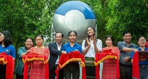 Các thành viên CLB Doanh nhân Sao Đỏ tích cực góp giếng cho Tây Nguyên