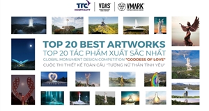 Công bố top 20 tác phẩm của Cuộc thi Thiết kế Toàn cầu 'Tượng Nữ thần Tình yêu'